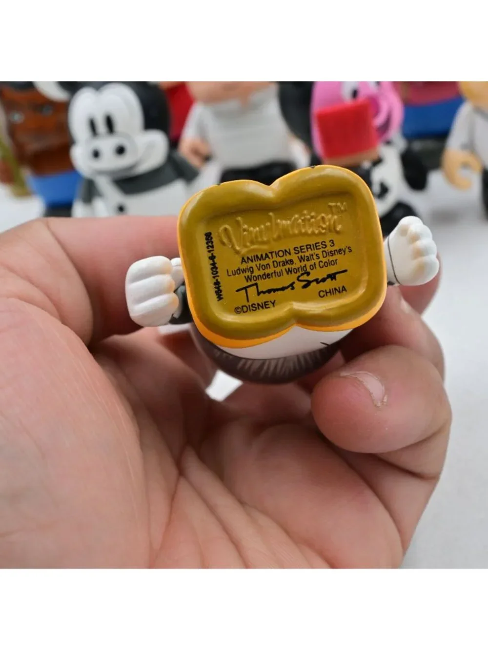 Disney Vinylmation Animation Series Figures Lot of 13 Ludwig Von Drake & Others